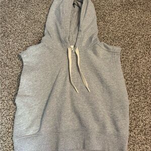 Offline sleeveless hoodie